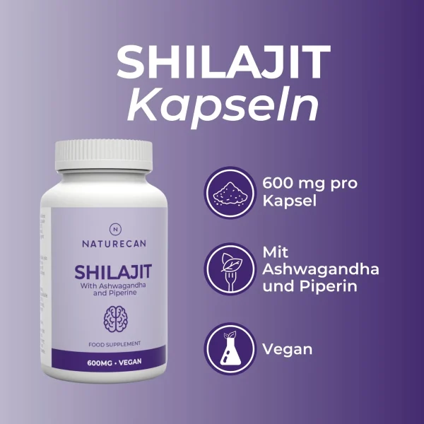 Shilajit Kapseln Naturecan 2 Shilajit Kapseln Naturecan 2