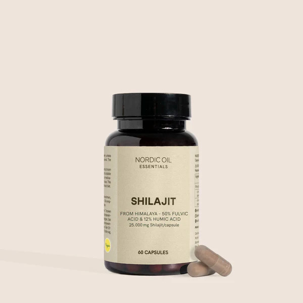 Nordic Oil Shilajit Kapseln – 60 Stück, 50:1 Extrakt